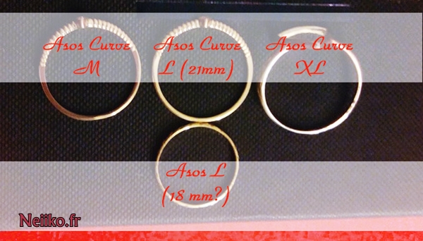 asos curve plus size ring