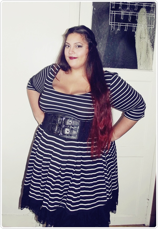Plus size outfit newlook dress