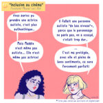 Sia (pour son film music) voulait trés précisemment une actrice autiste non vebale, puis a décidé de prendre une personne non autiste et même pas actrice.